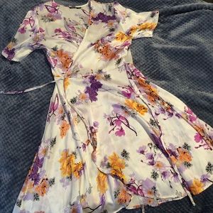 Floral Wrap Dress - Nasty Gal Collection